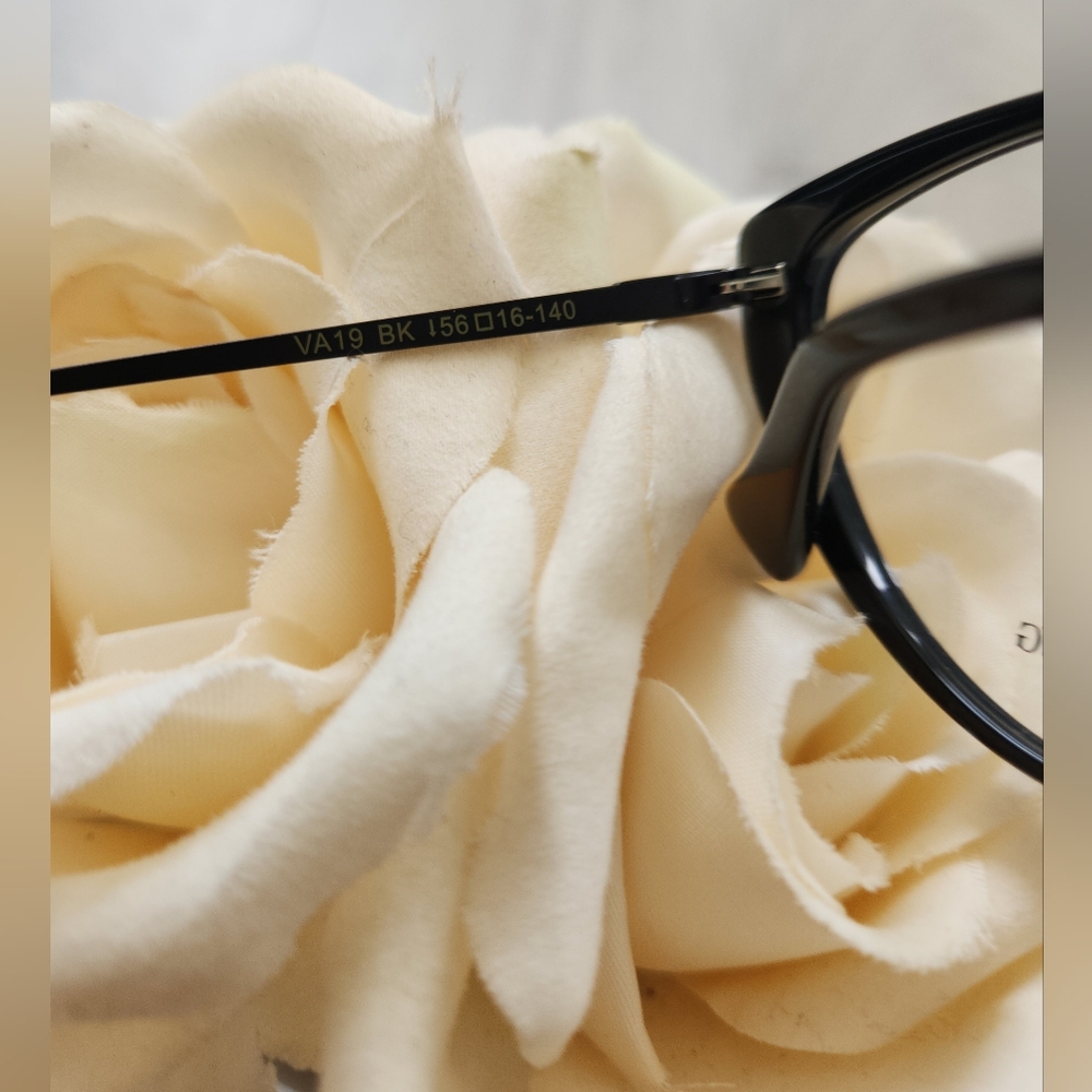 Vera Wang VA19 Black Cat Eye Glasses - Picture 5 of 7